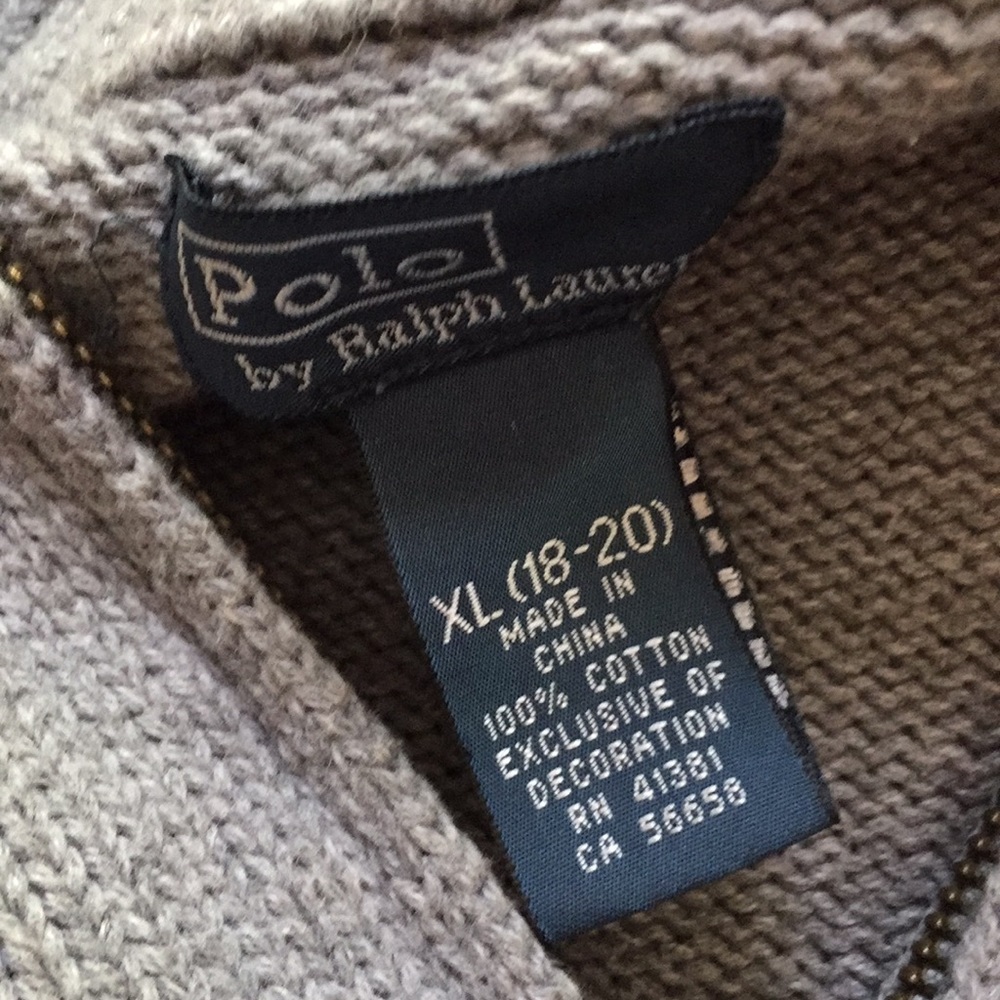 Polo Quarter Zip Pullover - image 2